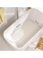 | Banyo Duş Küvet Için Vantuzlu Kaydırmaz, Su Drenajlı, Yumuşak Paspas - Mat Beyaz - 66X36CM 2