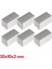N35 20X10X2 mm Neodyum Mıknatıs 100 Adet, Köşeli, Nikel Kaplamalı Kaliteli ve Dayanıklı Ürün 1