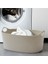 Elite Çamaşır Sepeti 35 Lt 58X38X28 cm Polietilen Plastik Bej Renk 1 Adet 1