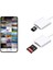 Lightning Girişli iPhone 11 12 13 14 Uyumlu Kart Okuyucu Sd Kart Adaptörü Tf Kart Okuyucu Disk Adaptörü Mobil Kart Okuyucu Hızlı Aksesuarları Bağlayın - (S101 - Lightning) 2