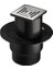 V-Flow Kare 5607321 Yalıtımlı Duş Kanalı, Alttan Çıkışlı, 10X10 Cm, Dk 800 Kapak, Parlak Krom 2