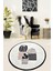 Home Three Cactus Djt Kaymaz Taban Dekoratif Halı, 100 x 200 1