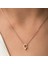 Hsyn 925 Ayar Rose 3 Boyutlu Ç Harf Kadın Kolye (T5920) (8585) Akdenizpos Yeni 2