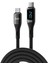 240W Dijital LED Ekranlı E-Mark Çipli Pd 3.1 USB Type-C To Type-C Hızlı Şarj ve Data Kablosu 1 Metre 1