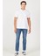 Regular Fit Beyaz Erkek Polo Yaka T-Shirt MW211837100 3