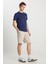 Regular Fit Small Logo Lacivert Erkek T-Shirt MW70MD3335 3