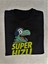 Süper Hızlı Dinozor Baskılı Pamuklu Unisex Çocuk Tişörtü 3