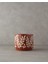 Home Leafy Stoneware Saksı Kahverengi 1