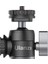 U-60 Vlog Top Kafa Ball Head Tripod Kafa, Siyah 1