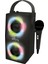 Ipparty Hoparlör - Taşınabilir Bluetooth Mikrofon Hoparlörü, Karaoke, Işık Efektleri, Kablosuz, Usb, Sd Kart, Şarj Edilebilir Pil, Siyah, BTP180BKZ, Tek Boyut 1