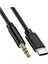 Aux Kablosu 3,5 mm Ses Kablosu - Kulaklık, Apple iPhone Ipod Ipad, Echo Dot, Ev/araç Stereo Sistemleri, Akıllı Telefonlar, Mp3 Çalar ve Daha Fazlası Için 1m Jak USB Tip C Aux Kablosu 1