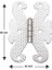 Hırdavat Kelebek Menteşe Metal 32 * 40MM Nikel (2 Adet) 2