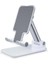 Masaüstü Telefon ve Tablet Tutucu, Iphone, Ipad, Android Tüm Cihazlarla Uyumlu Telefon Tutucu, Ergonomik Yapı Katlanır Telefon Tutucu, Beyaz Renk 1