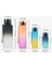 500ML Soft Touch Çift Renk Motivasyon Tritan Su Matarası (Siyah-Mavi) 3