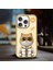 iPhone 16 Pro Uyumlu 3D Gözlük Fermuar Hipster Kedi Nakış İşlemeli Kabartmalı Cool Cute Kılıf 6