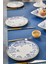 10 Parça Spring Beyaz Gold Pasta Servis Sunum Çeyiz Seti Kahvaltı Seti 3