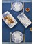 10 Parça Spring Beyaz Gold Pasta Servis Sunum Çeyiz Seti Kahvaltı Seti 9