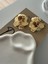 Molten Bloom, Gold Çiçek Küpe, Büyük Çiçek Küpe 1