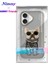 iPhone 16 Uyumlu 3D Gözlük Dolar Zincir Köpek Detaylı Nakış İşlemeli Kabartmalı Cool Glasses Kılıf 8