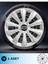 Skoda Citigo 15 Inç Jant Kapağı Amblemli Gri (1 Adet) 117 M1ADT-8 1