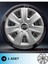 Peugeot 107 14 Inç Jant Kapağı Amblemli Gri (1 Adet) 108 M1ADT-8 1