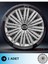 Opel Kadett 14 Inç Jant Kapağı Amblemli Gri (1 Adet) 125 M1ADT-8 1