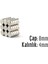 Neodyum Mıknatıs Silindir Çap 8mm , Kalınlık 4mm ( 10 Adet) 1