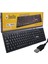Standart Kablolu Siyah USB Q Klavye 1
