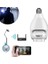 Wifi 360 Panoramik Ampul Kamera Gece Görüş Ses Akıllı Hareket Algılayıcı 8