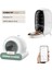 Groove Ti+ Wi-Fi Akıllı Otomatik Kedi Tuvaleti Yeşil + Petfit Meow Pure 3l Wi-Fi Kameralı Akıllı Otomatik Mama Kabı Besleme Ünitesi Bundle 4