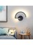 Alex Modern Tasarım Siyah Renk Gün Işığı Ledli Banyo - Mutfak - Salon LED Duvar Aplik 2