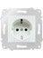 Beyaz Çocuk Korumalı Topraklı Priz Çerçevesiz - Priz ve Anahtar Için Uyumlu Çerçeve 1