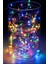 Pilli Renkli Peri LED Işık Dekoratif Aydınlatma 5 Metre Rgb LED 6