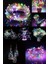 Pilli Renkli Peri LED Işık Dekoratif Aydınlatma 5 Metre Rgb LED 8