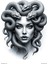 Medusa Dövmesi Geçici Dövme Tattoo 1
