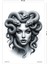 Medusa Dövmesi Geçici Dövme Tattoo 2