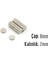 Neodyum Mıknatıs Silindir Çap 8mm , Kalınlık 2mm ( 10 Adet) 1
