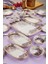 Purple 15 Parça 6 Kişilik Seramik Kahvaltılık Kahvaltı Pasta Sunum Tabağı Takımı Seti 5