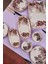 Purple 15 Parça 6 Kişilik Seramik Kahvaltılık Kahvaltı Pasta Sunum Tabağı Takımı Seti 10
