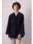 Önü Büzgülü Poplin Kimono 2