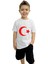 Ay Yıldız Baskılı Çocuk Tişört ve Şort Takımı | %100 Pamuk, Şık ve Rahat 1