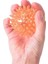 Turuncu Yumuşak Dikenli Duyu Topu, Kauçuk, 6 cm, Selülit Geliştirici 1