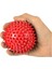 Dikenli masaj ve duygu topu, 9 cm, canlı kırmızı renk, keyifli dokunuş 1