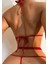 Artonlıne Kadın Kırmızı Dantelli Şık Gecelik TG279241 3