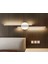 Asya Modern Tasarım Beyaz Renk Gün Işığı Ledli Banyo - Mutfak - Salon LED Duvar 2 Li Aplik 1