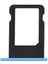 Apple Iphone 5c Sim Kapağı Sim Tray-Mavi 1