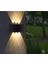 6 Watt Siyah Kasa Gün Işığı Dış Mekan Çift Yönlü Modern LED Aplik ( IP65 ) 1