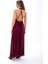 6996 Elbise-Bordo 5