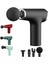 Siyah 4 Başlıklı Şarjlı Sporcu Masaj Tabancası, Hafif ve Güçlü 2