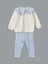 Yeni Sezon Bebe Yaka Kiz Bebek Sweatshirt ve Tayt 2'li - S56846Z1 3